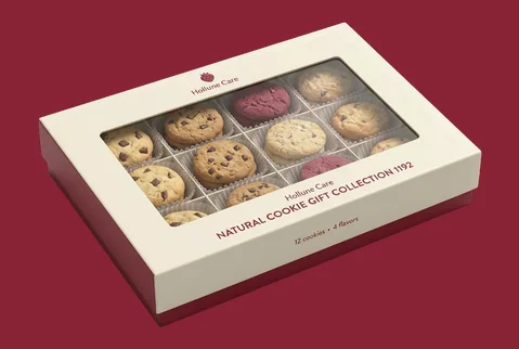 6 Window Rigid Cookie Boxes