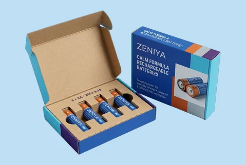 6 battery and charger kit boxes
