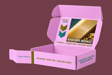 6 branded beeswax mailers