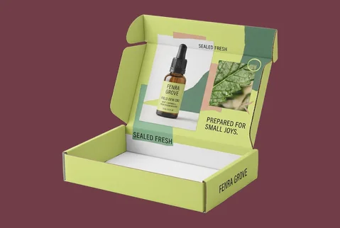 6 branded mailer boxes