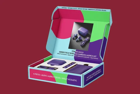 6 branded mailer launch kit