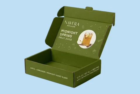 6 corrugated beverage mailers