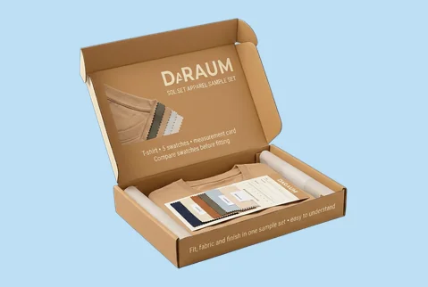 6 corrugated sample mailers