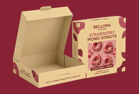 6 covered donut carry tray