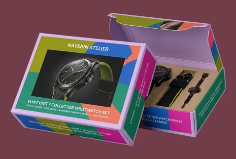 6 custom shape paperboard boxes