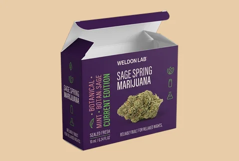 6 edible product cartons