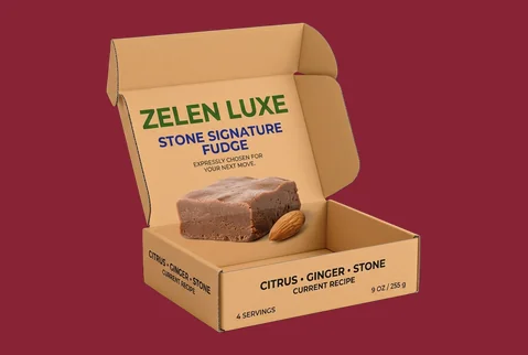 6 fudge mailer boxes