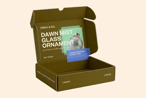 6 ornament mailer boxes