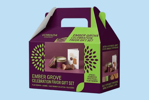 6 party favor gable boxes