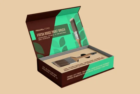 6 rigid brush set boxes