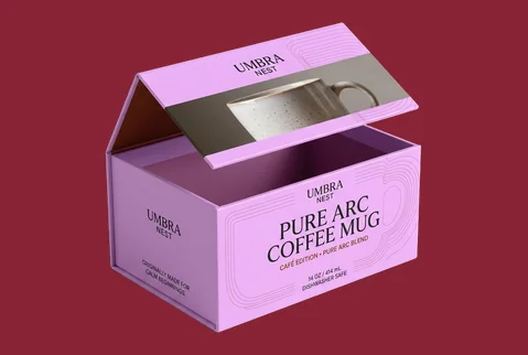 6 rigid magnetic mug boxes