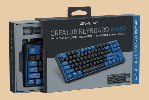 6 sleeve and tray keyboard boxes