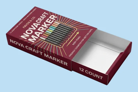 6 sleeve and tray marker boxes