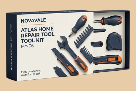 6 sleeve and tray tool box