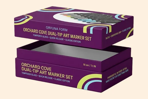 6 two piece cardstock boxes