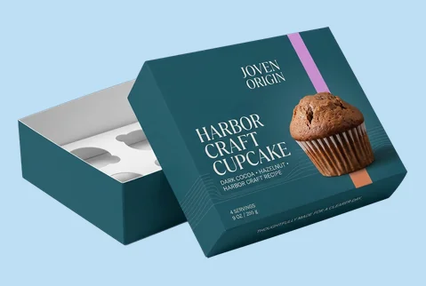 6 two piece cupcake gift boxes
