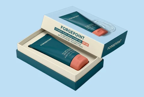 6 two piece hair gel box