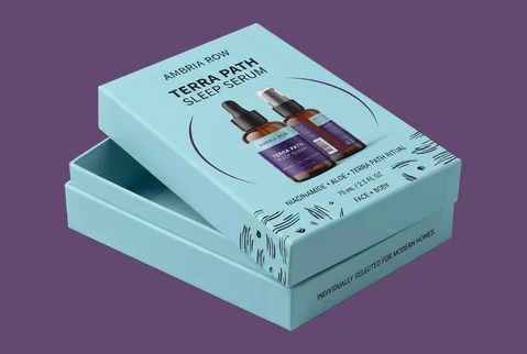 6 two piece paperboard box