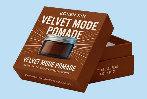 6 two piece pomade boxes
