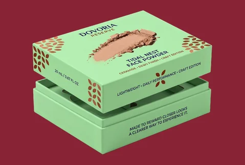 6 two piece powder set boxes