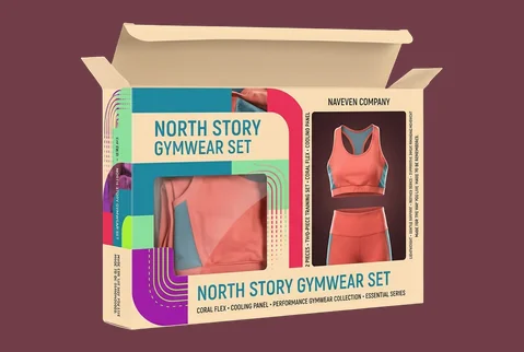 6 window gymwear boxes 6d7c76dd