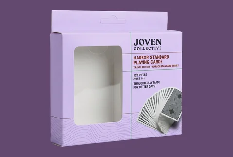 6 window playing card boxes