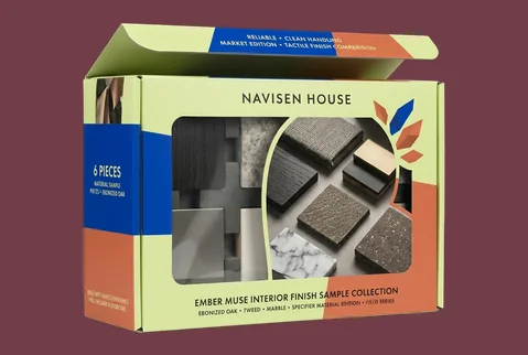 6 window sample box