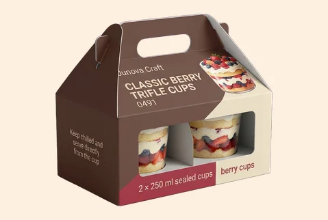 7 Gable Dessert Carriers