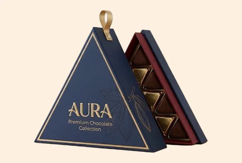 7 Ribbon Pull Triangle Boxes