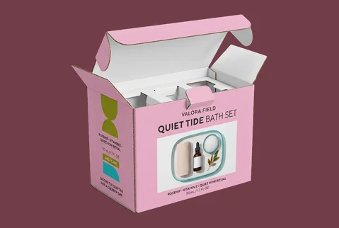 7 boxes with corrugated inserts
