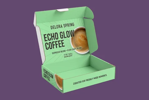 7 branded coffee mailer boxes