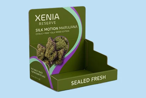 7 cannabis display boxes