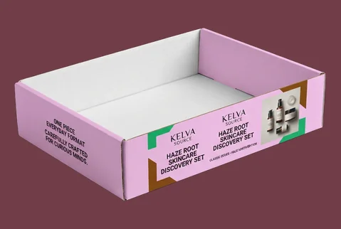 7 corrugated presentation tray