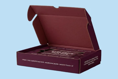 7 corrugated wipe mailers