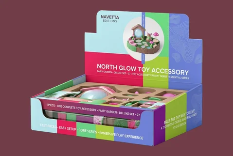 7 counter display accessory boxes