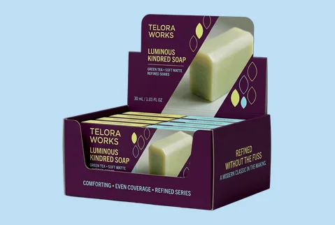 7 counter display soap boxes