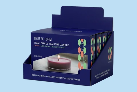 7 display ready tealight boxes