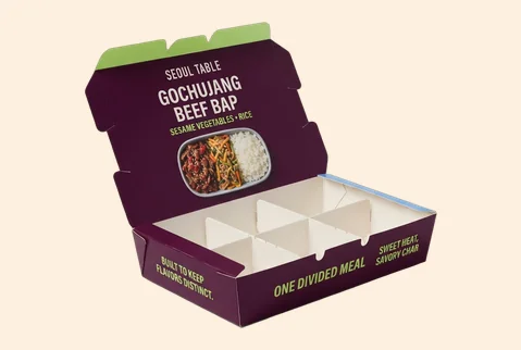 7 divided meal boxes