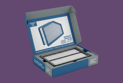 7 filter boxes with inserts