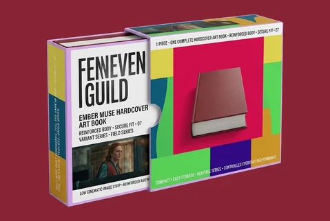 7 foil and embossed slipcase