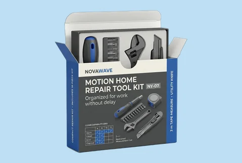 7 folding carton tool kit