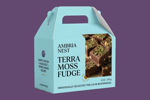 7 gable fudge gift boxes