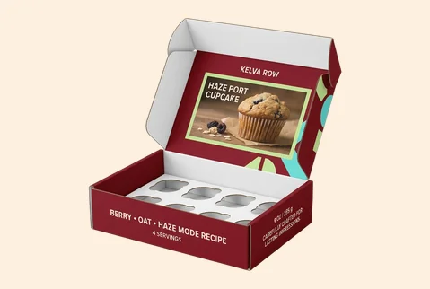 7 mailer style cupcake boxes