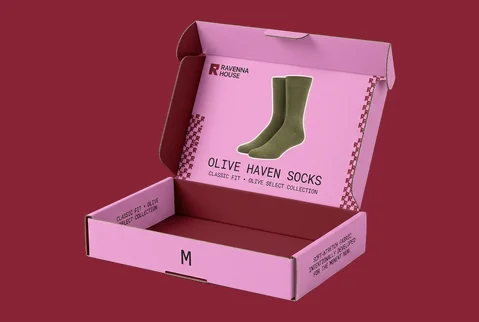 7 printed sock mailer