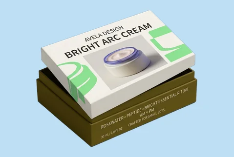 7 rigid cream gift boxes