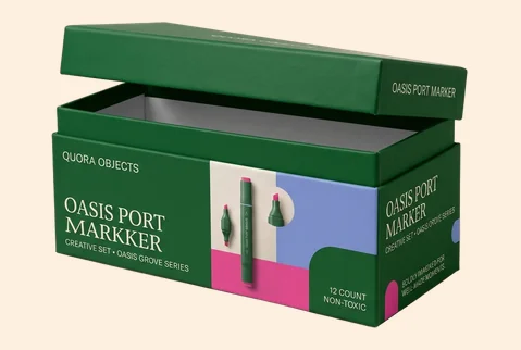 7 rigid marker presentation boxes