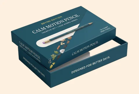 7 rigid pencil presentation boxes