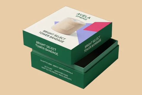 7 two piece bandage set box