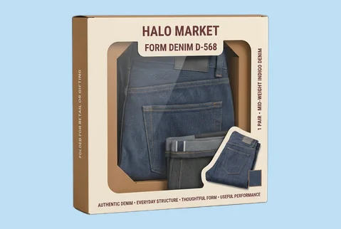 7 window denim boxes