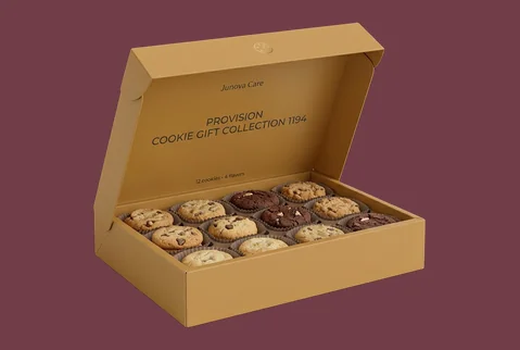 8 Collapsible Rigid Cookie Boxes
